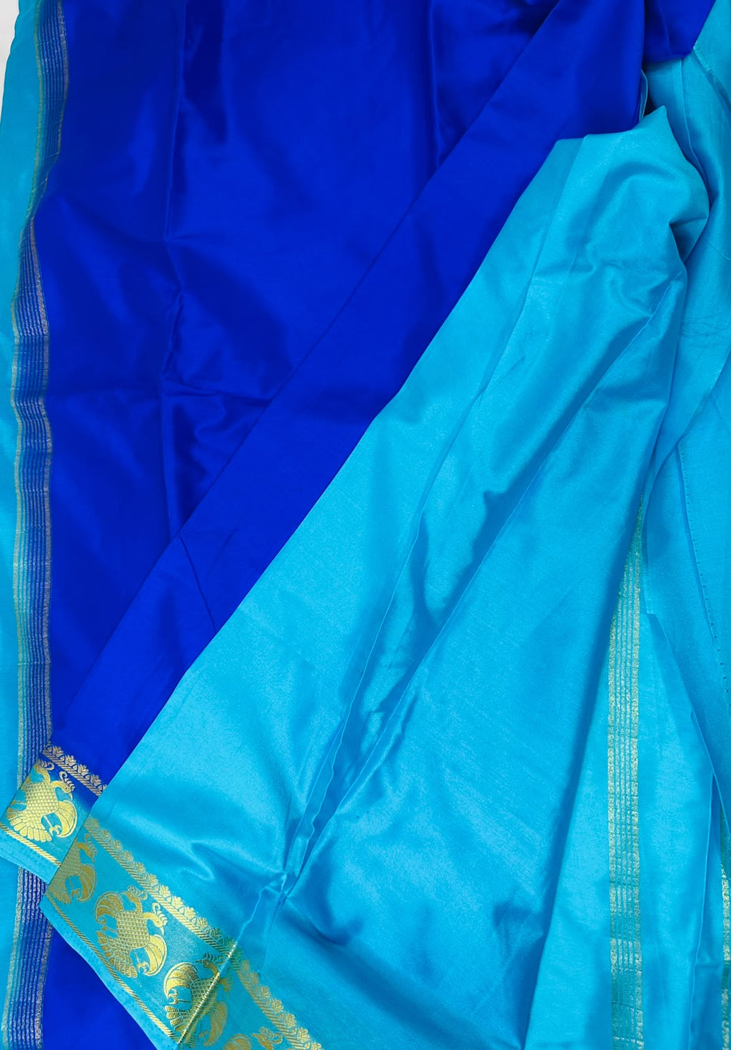 Mysore Silk Saree with Gandaberunda Motif | Traditional Indian Diwali Saree