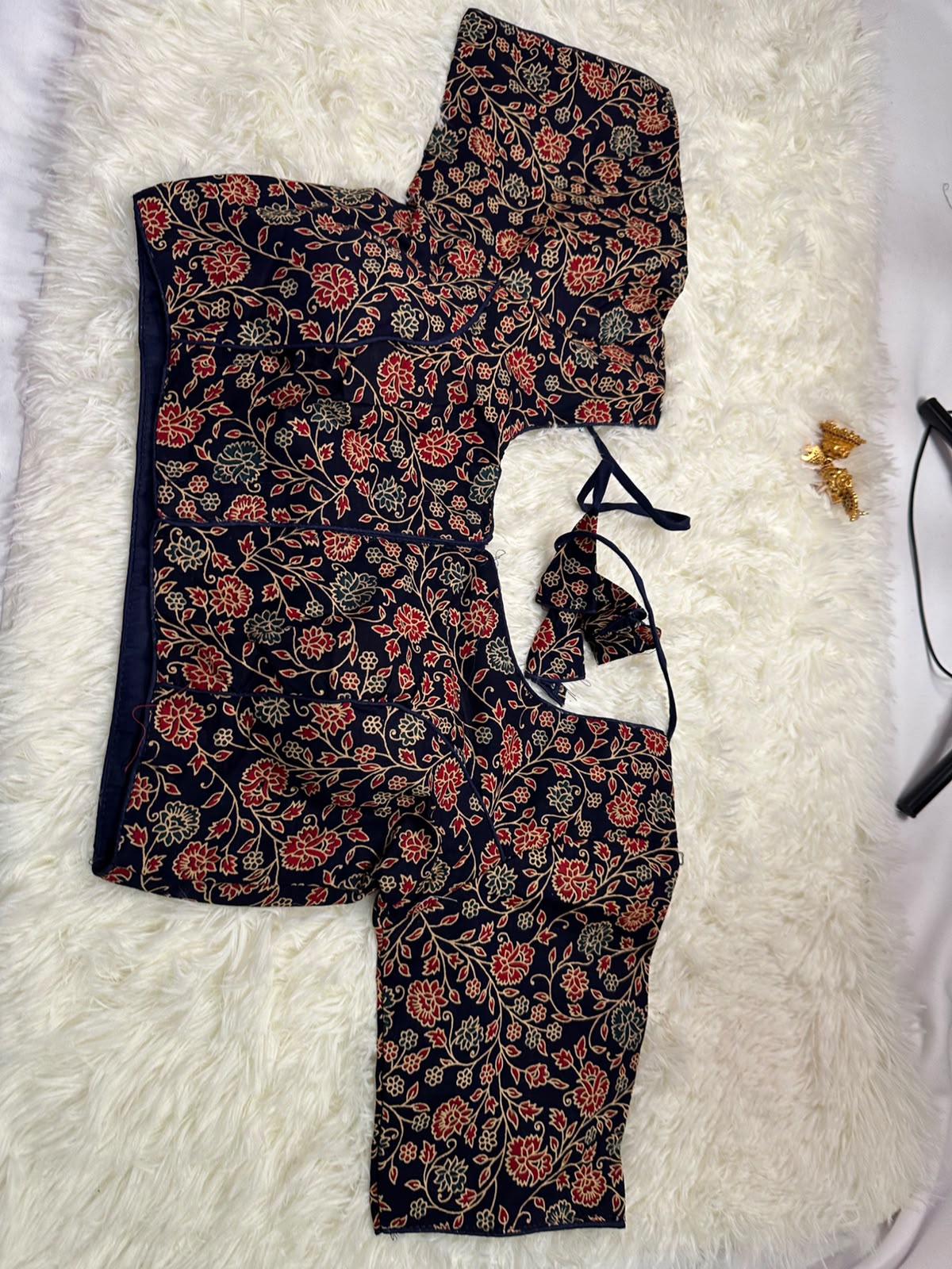 Floral Printed Cotton Blouse