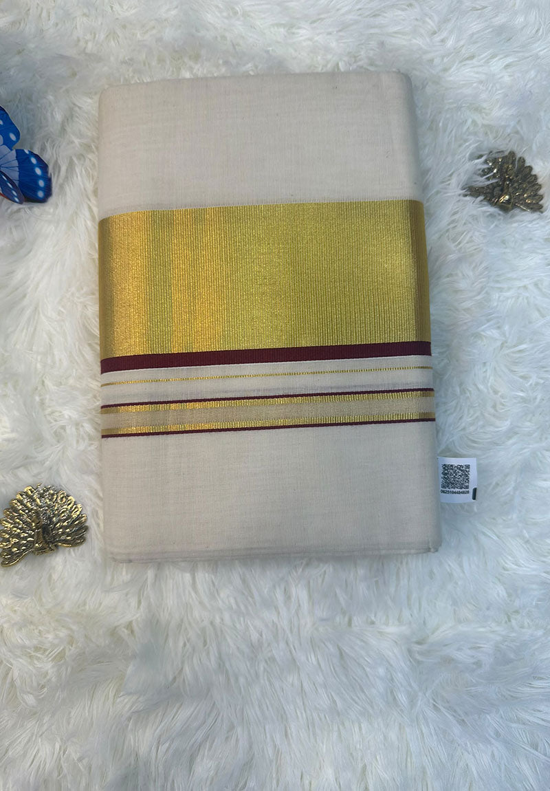Arunima – Kerala Kasavu Saree